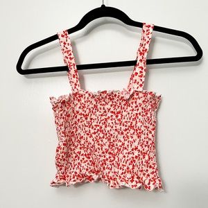 Pacsun Smocked Floral Top